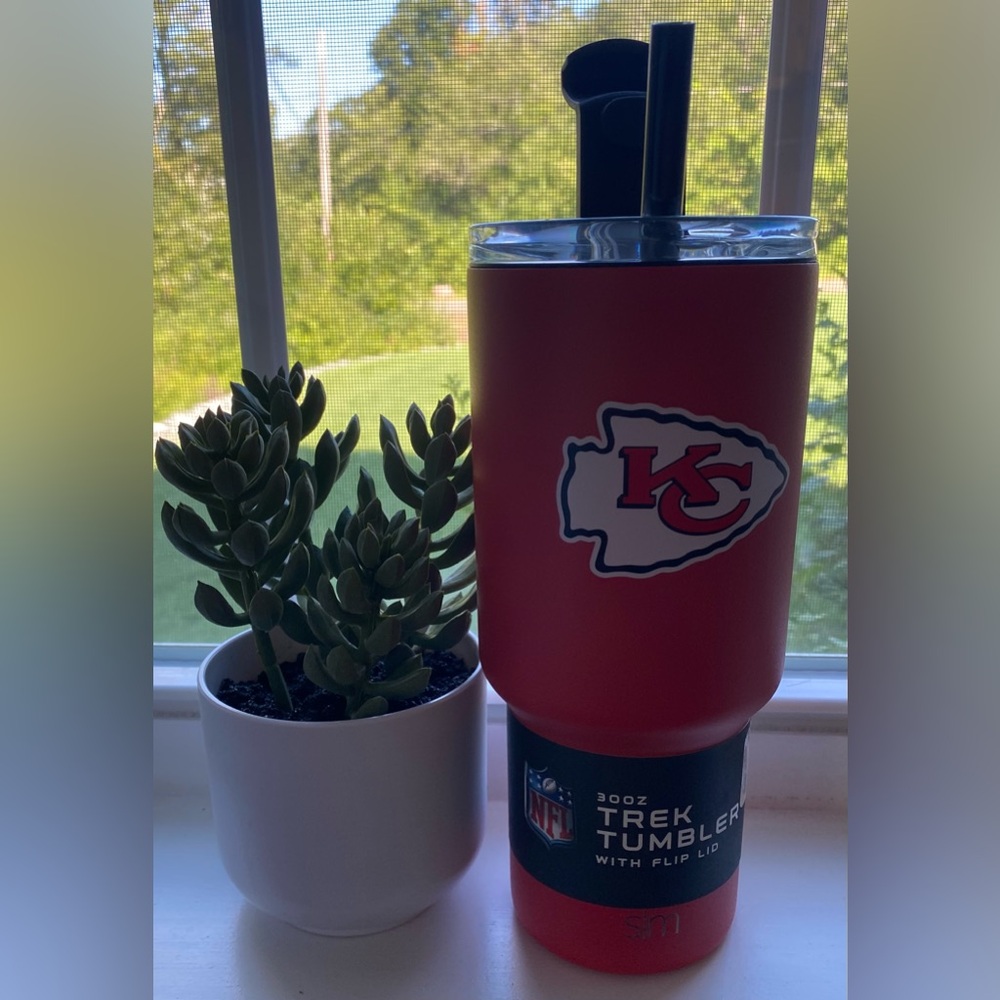 NFL Kansas City Chiefs 30oz Trek Tumbler with Flip Lid & Straw - Picture 2 of 8
